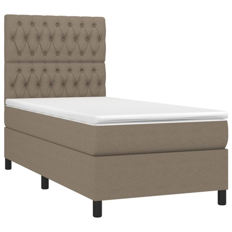 Łóżko kontynentalne WaszeMeble 90x190 cm Brązowe WM-3135081 1 szt.