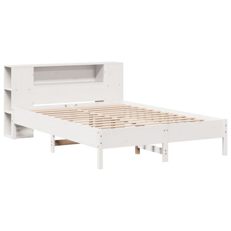 Łóżko drewniane WaszeMeble 140x190 cm białe WM-3322838 1 szt.