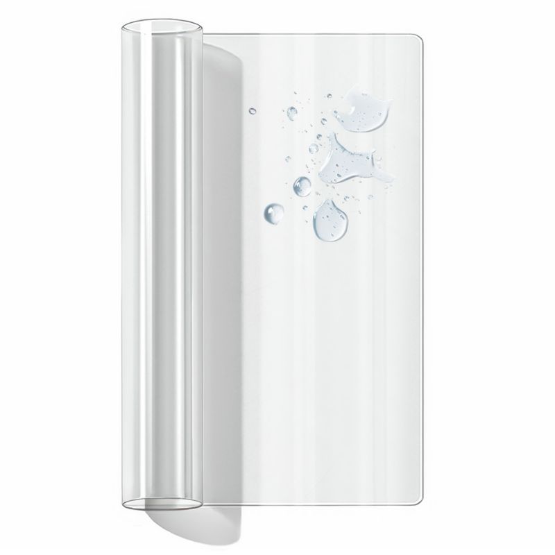 Mata ochronna przezroczysta Wallfluent 90x45 cm Miękkie szkło Na blat stół podłogę 1 szt.