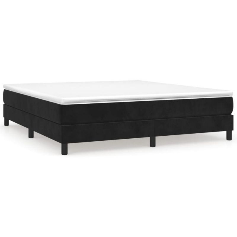 Łóżko kontynentalne WaszeMeble 160x200 cm czarne WM-3144341 1 szt.