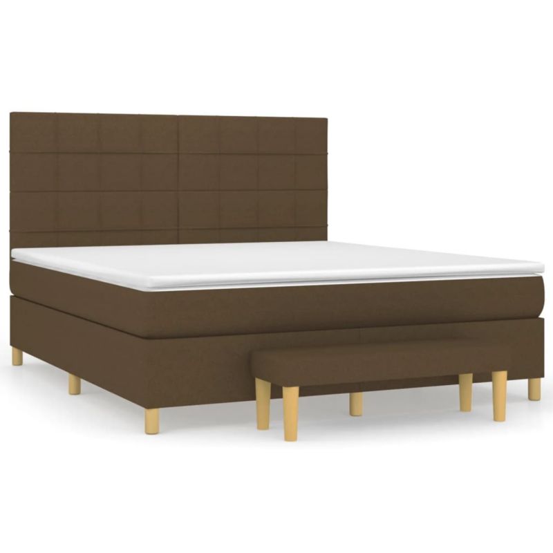Łóżko kontynentalne WaszeMeble 180x200 cm brązowe WM-3137176 1 szt.