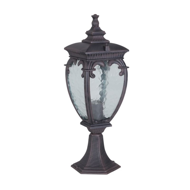 Lampa ogrodowa stojąca Maytoni Fleur czarno-transparentna 1 x E27 x 60W IP44 wym: 48,5 x 48,5 x 15 cm - 1 szt.