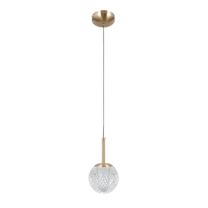 Lampa wisząca Italux Padri 1 x G9 złota