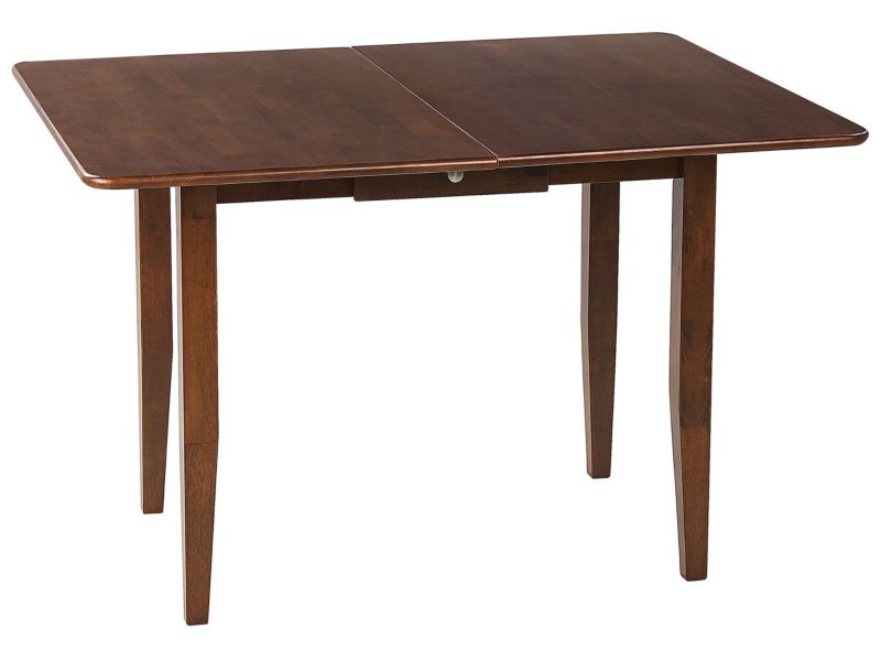 Stół do jadalni rozkładany Masela Ciemnobrązowy 90/120 cm 60 cm Drewno 1 szt.