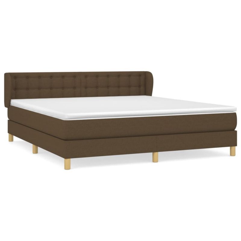 Łóżko kontynentalne WaszeMeble 160x200 cm brązowe WM-3127136 1 szt.