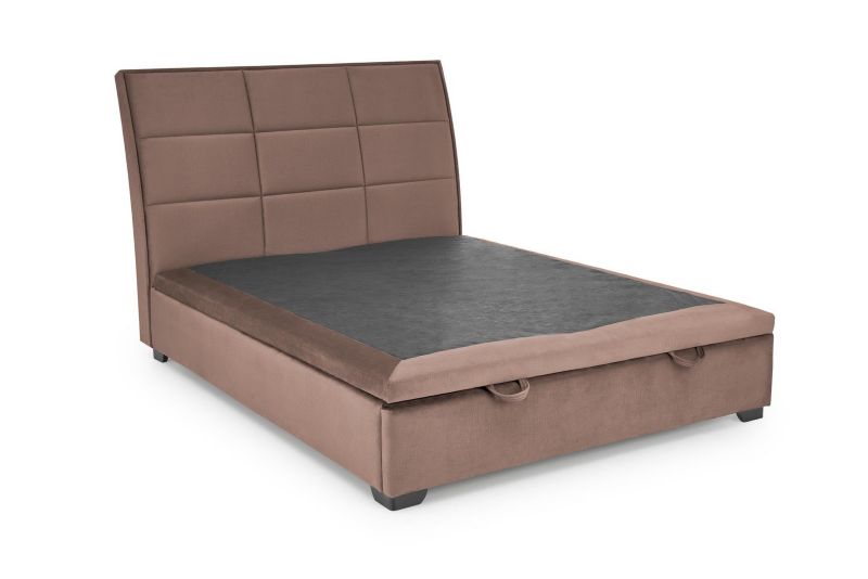 Łóżko Halmar CONTINENTAL 2 VELVET 160x200 beżowe 1 szt