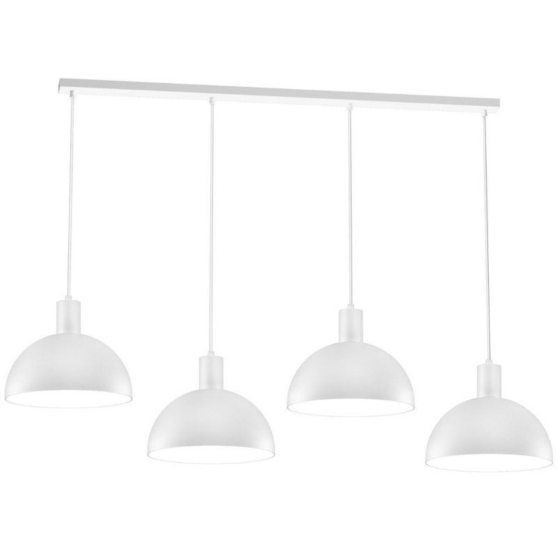 Lampa wisząca Luminex Handa biały matowy wym: 110 x 134 x 29 cm 4xE27 x 15W 1 szt.