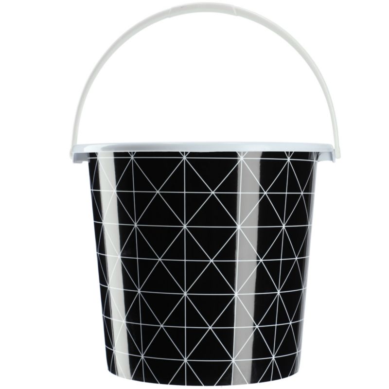 Wiadro KADAX Wiaderko 10L Plastikowe Uniwersalne Gospodarcze Do Sprzątania Czarny 1szt.