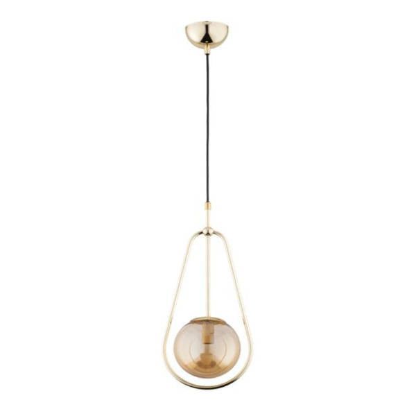 Lampa wisząca Alfa El-Dorado złota wym: 95 x 15 x 20 cm 1xE14 x 10W 1 szt.