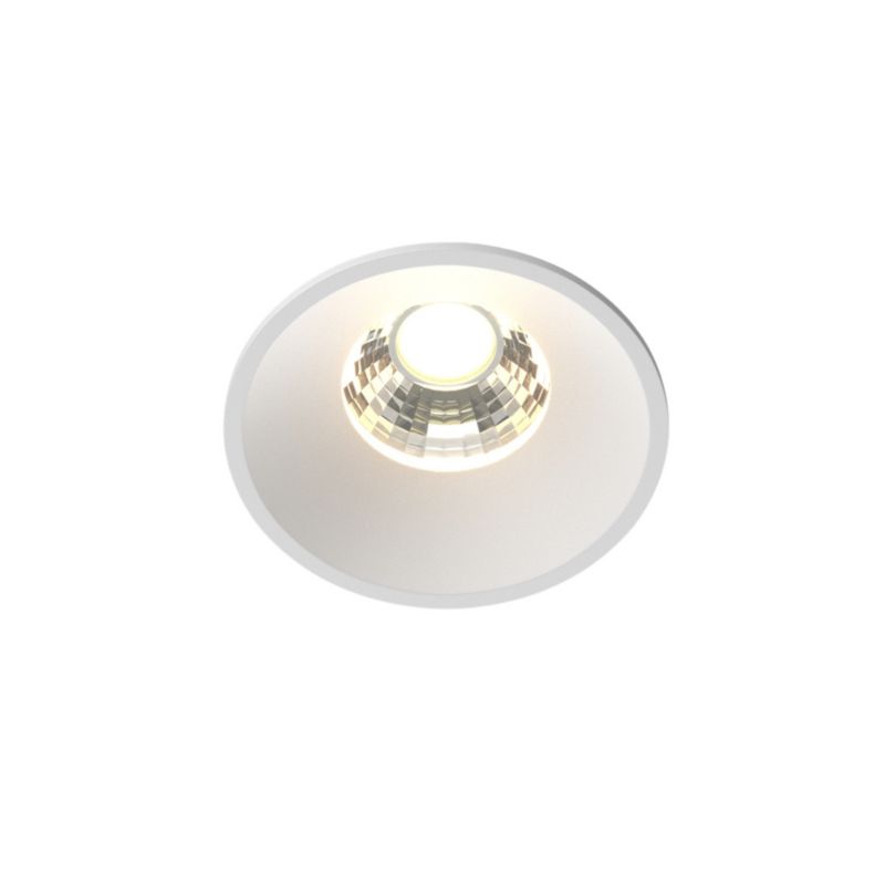 Oprawa sufitowa wpuszczana Maytoni Round biała LED 7W 3000K 450lm IP20 wym: 5,3 x 6 x 6 cm okrągła - 1 szt.