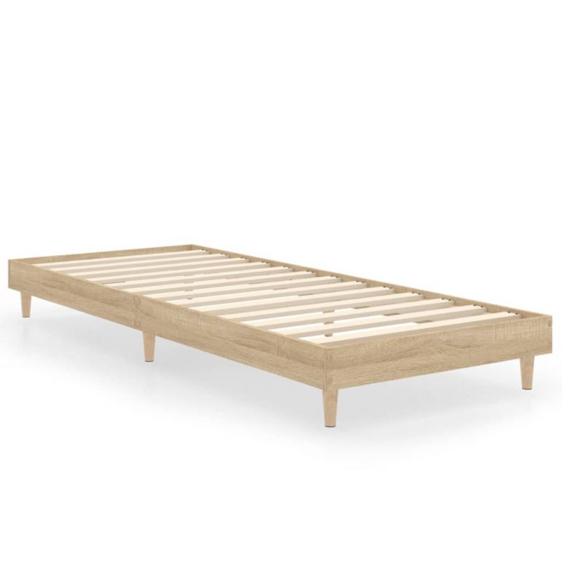 Łóżko drewniane WaszeMeble 75x190 cm brązowe WM-832104 1 szt.