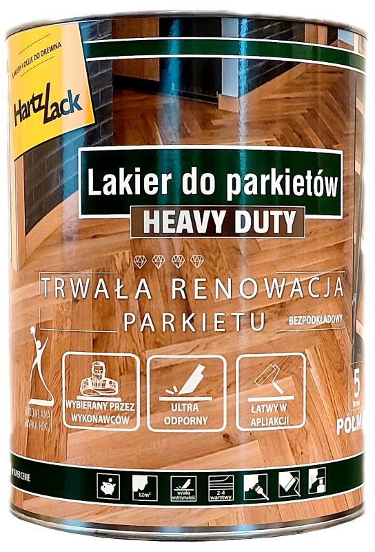 Lakier HartzLack Heavy Duty mat 5 l