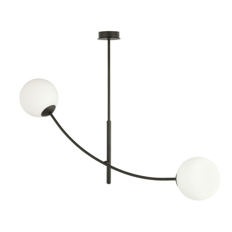 Żyrandol Emibig Hunter czarno-biały wym: 60 x 83 cm 2xE14 x 10W 1 szt.