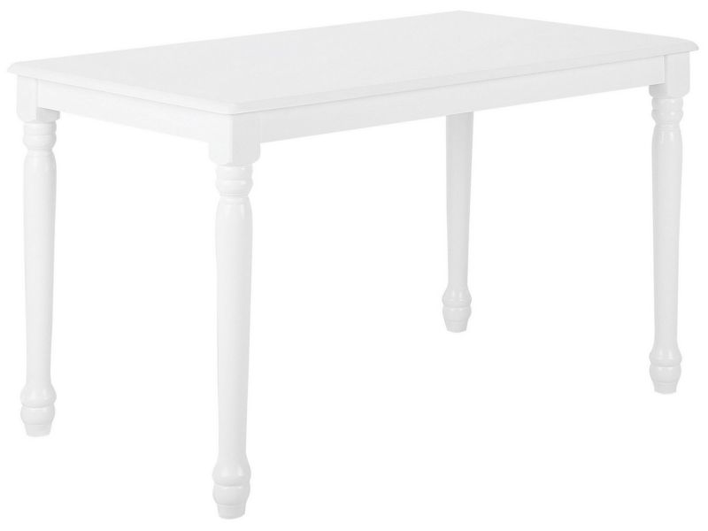 Stół do jadalni Cary Biały 120 cm 75 cm 1 szt.