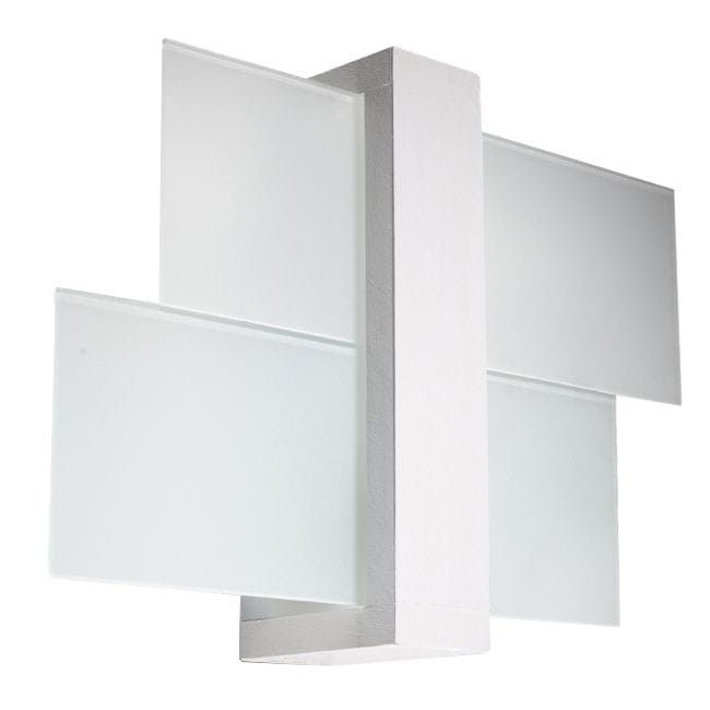 Kinkiet ścienny Sollux Lighting Feniks biały 1 x E27 x 60W IP20 wym: 12 x 43 x 30 cm - 1 szt.