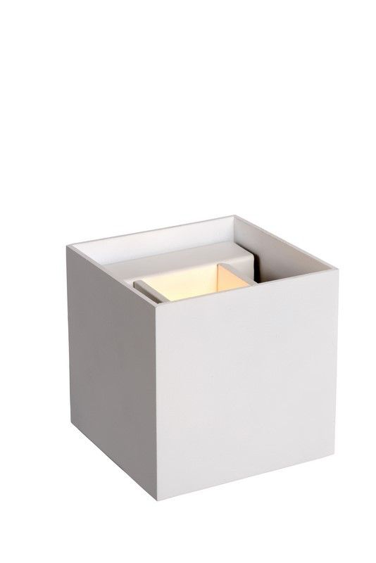 Kinkiet ścienny Lucide Xio biały 1 x G9 x 4W IP20 wym: 9,7 x 9,7 x 9,7 cm - 1 szt.