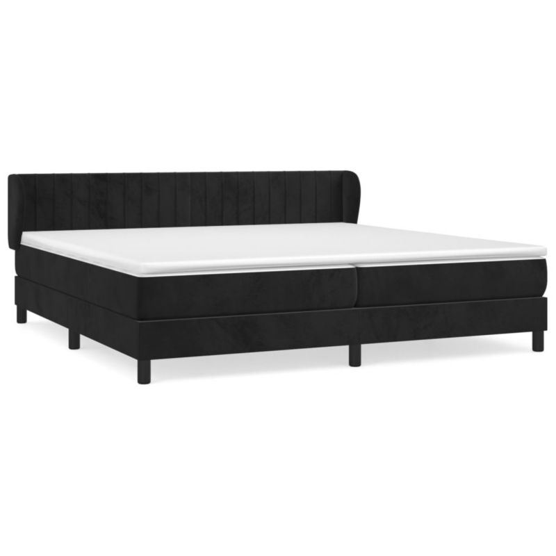 Łóżko kontynentalne WaszeMeble 200x200 cm czarne WM-3131101 1 szt.