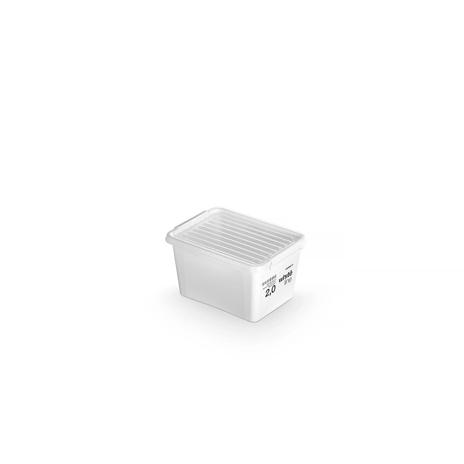 Orplast Pojemnik biały white.line 2 l