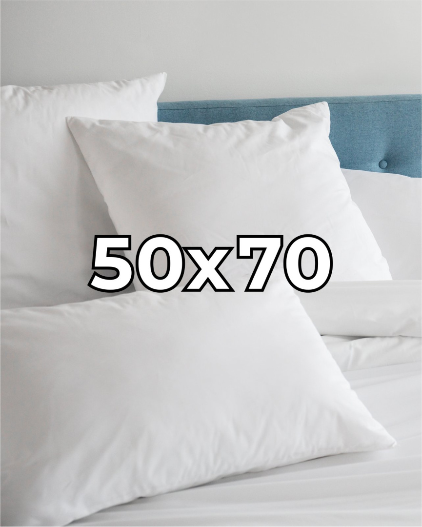 Satynowa poszewka hotelowa na poduszkę 50x70 cm, 100% bawełna