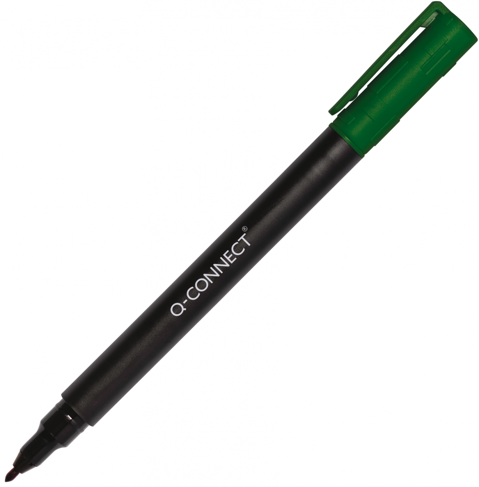Marker do płyt CD i DVD Q-Connect, 0.6mm (F), zielony