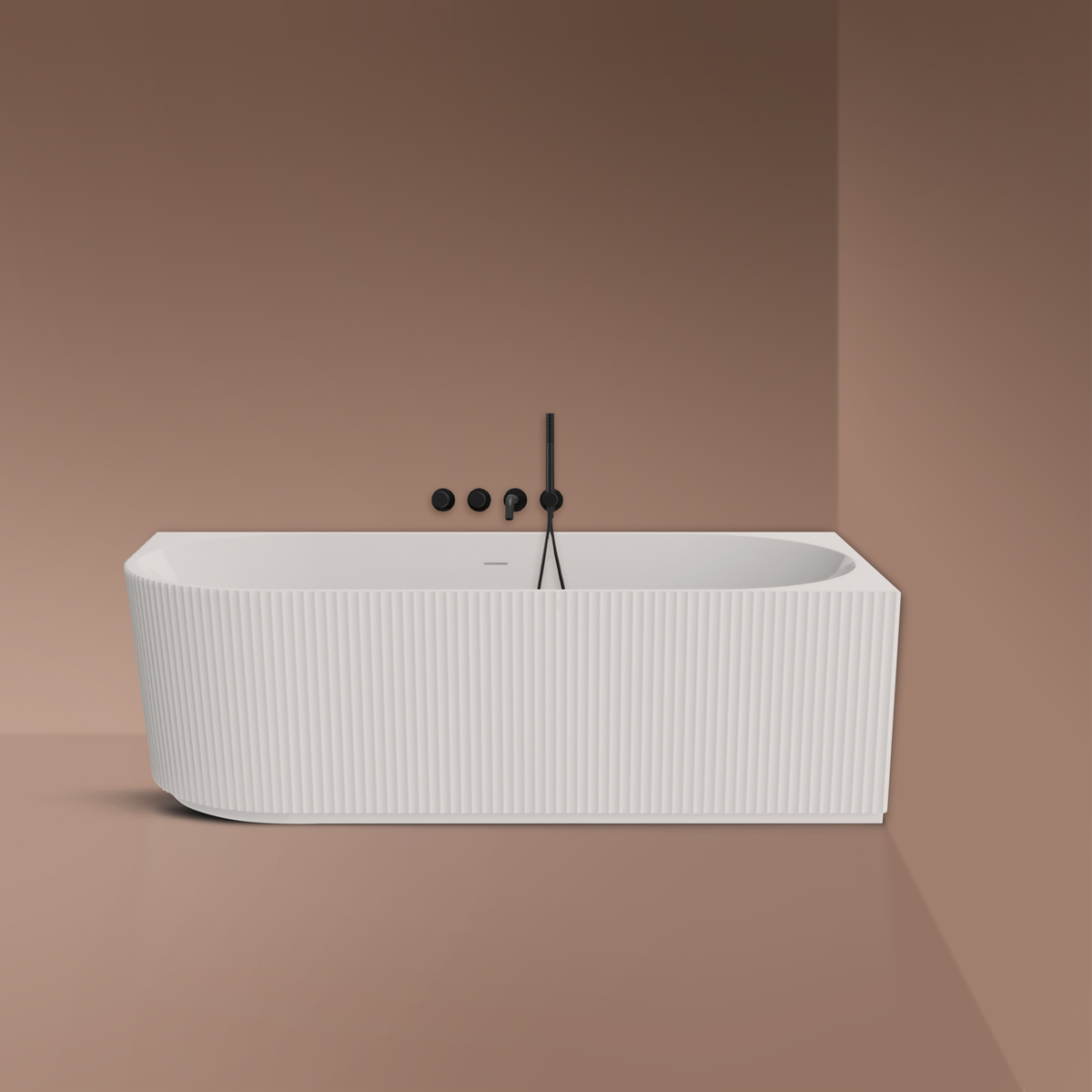 Oltens Hamnes wanna narożna 170x80 cm prawa biała 11009000 - Wysyłka w 24h