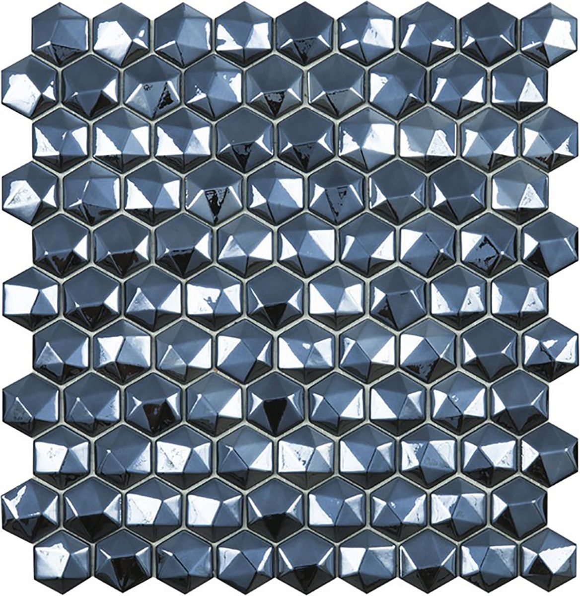 Vidrepur Mozaika Diamond Black STR 358/D mozaika ścienna 31,7x30,7 cm
