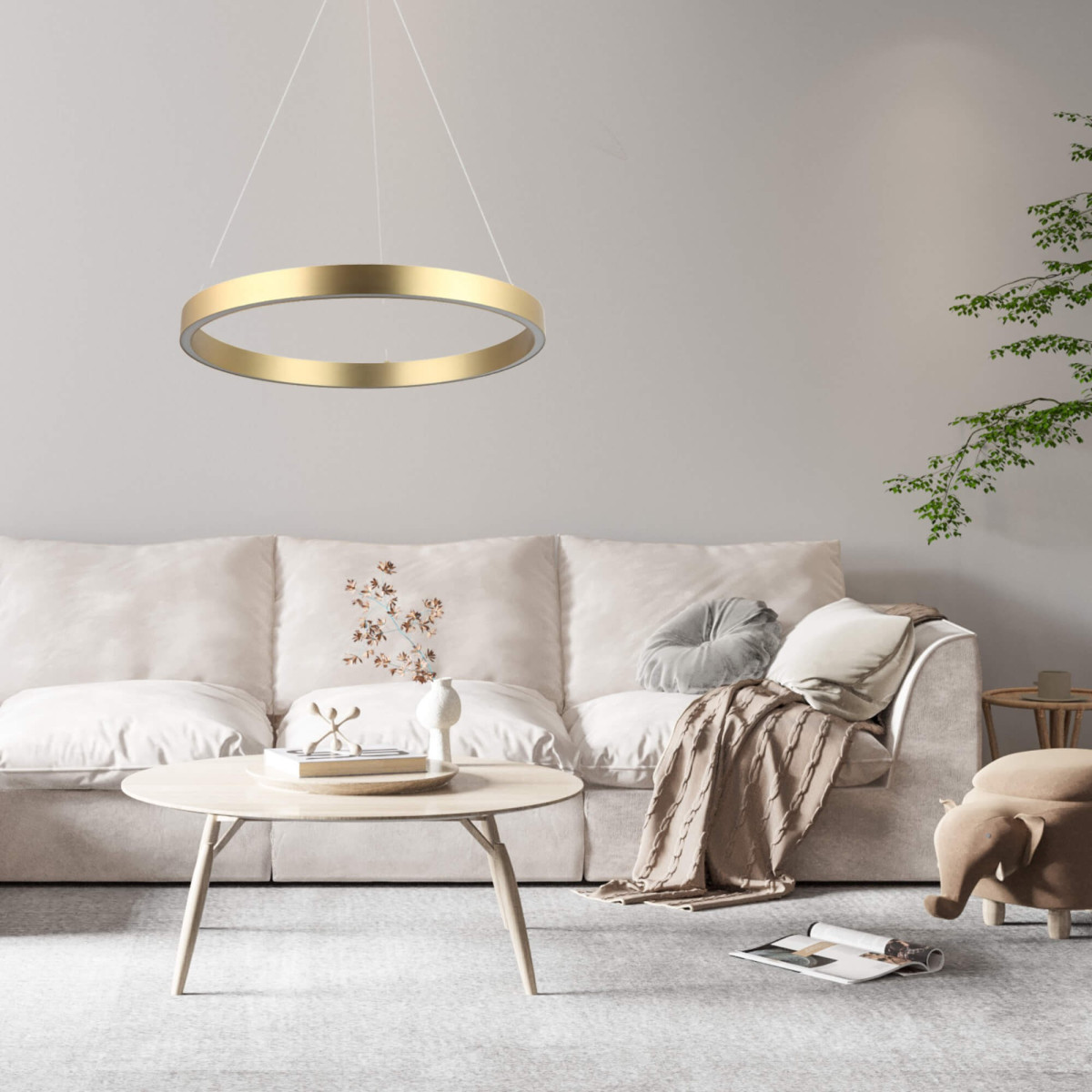 Light Prestige Midway lampa wisząca 1x35 W złota LP-033/1PSGDTRIANGLE - Wysyłka w 24h