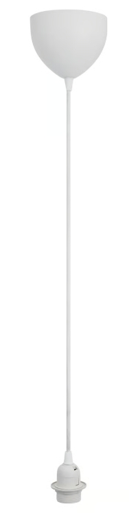Nordlux Basic lampa wisząca 1x60 W biała 2412023001
