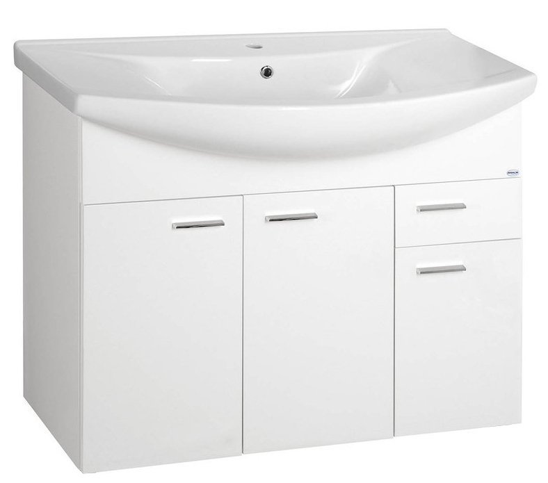 Aqualine Zoja szafka 94 cm podumywalkowa wisząca biała 51094A