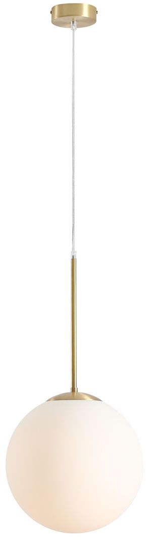 Aldex Bosso lampa wisząca 1x60W mosiądz/biała 1087G40