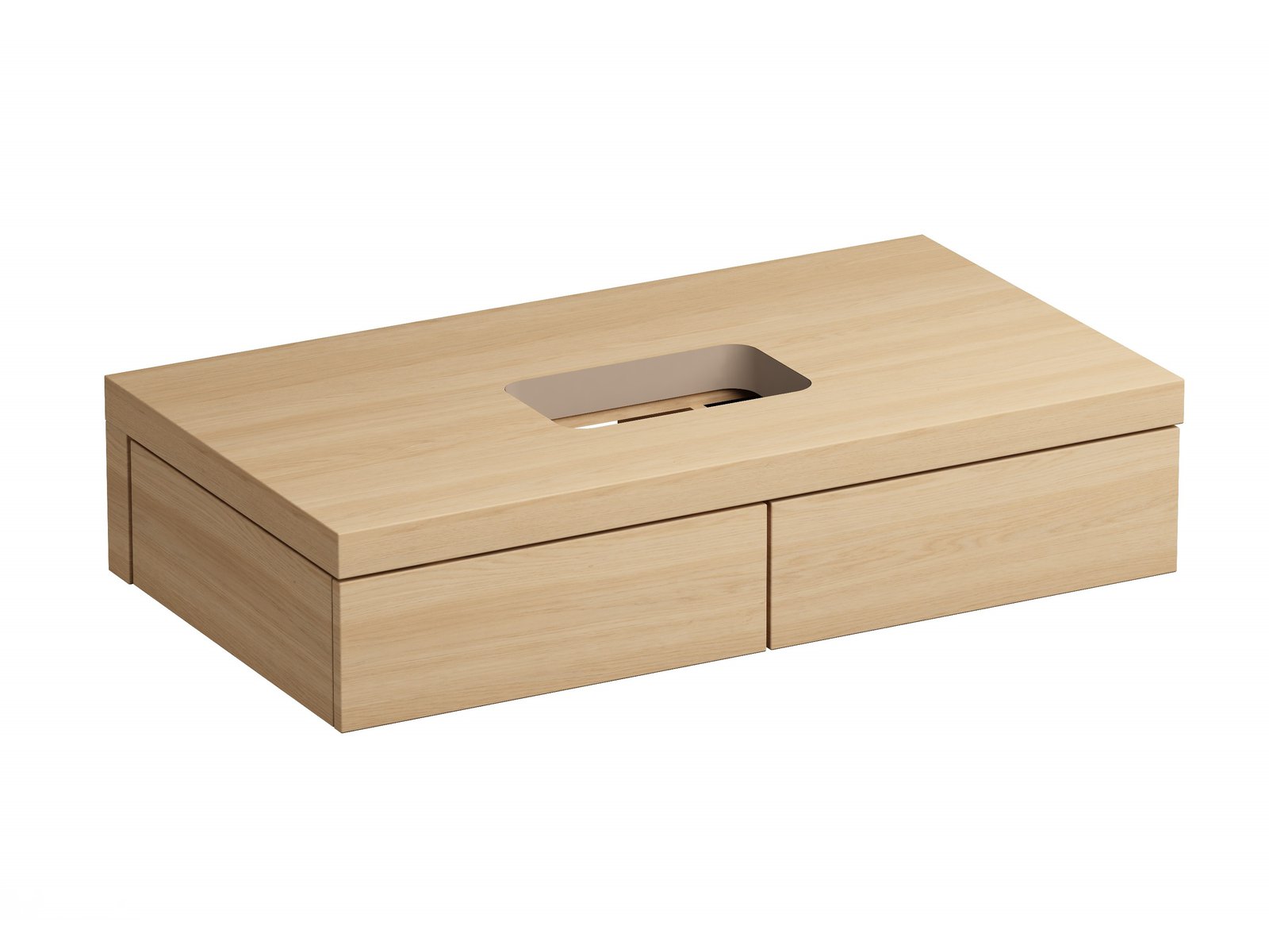 Ravak Formy szafka 120x55x22 cm podumywalkowa wisząca dąb X000001034