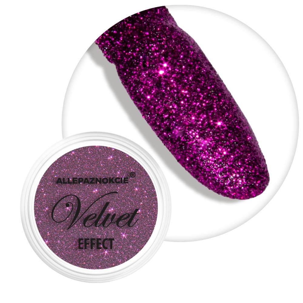 Pyłek do paznokci Velvet Effect Allepaznokcie 1,5 g Nr 09
