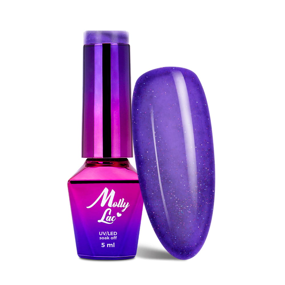 Lakier hybrydowy LED/UV Gel Polish MollyLac Winter Crystalize Nr 226 Eternal Beauty 5 ml