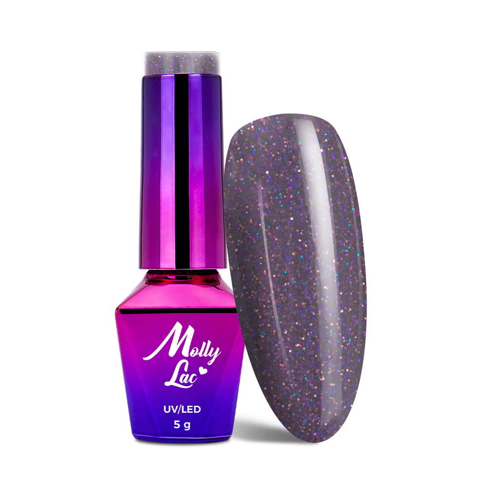 Lakier hybrydowy LED/UV Gel Polish MollyLac Obsession Nr 217 Miss Lilly 5 g