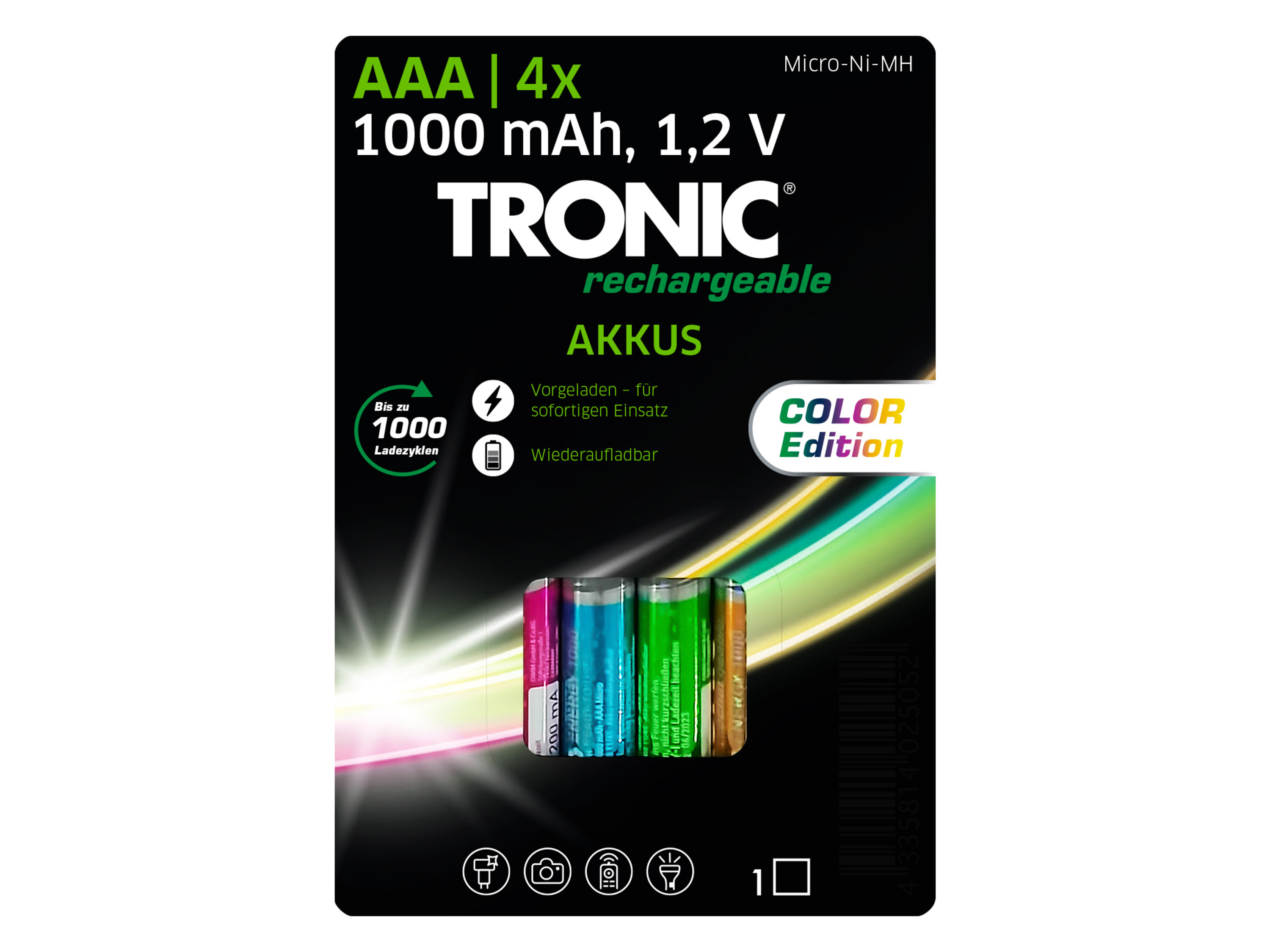 Tronic Bateria Ni-MH Ready 2, 4 sztuki AAA