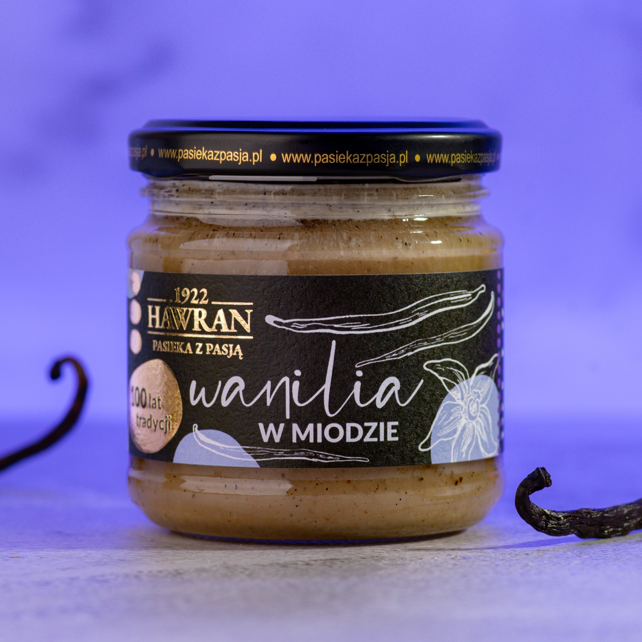 Wanilia w miodzie wielokwiatowym 240g - Pasieka z Pasją Hawran