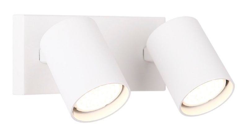 Kinkiet ścienny Maxlight Top biały styl nowoczesny 2 x GU10 x 50W IP20 wym: 13 x 18 x 8 cm - 1 szt.