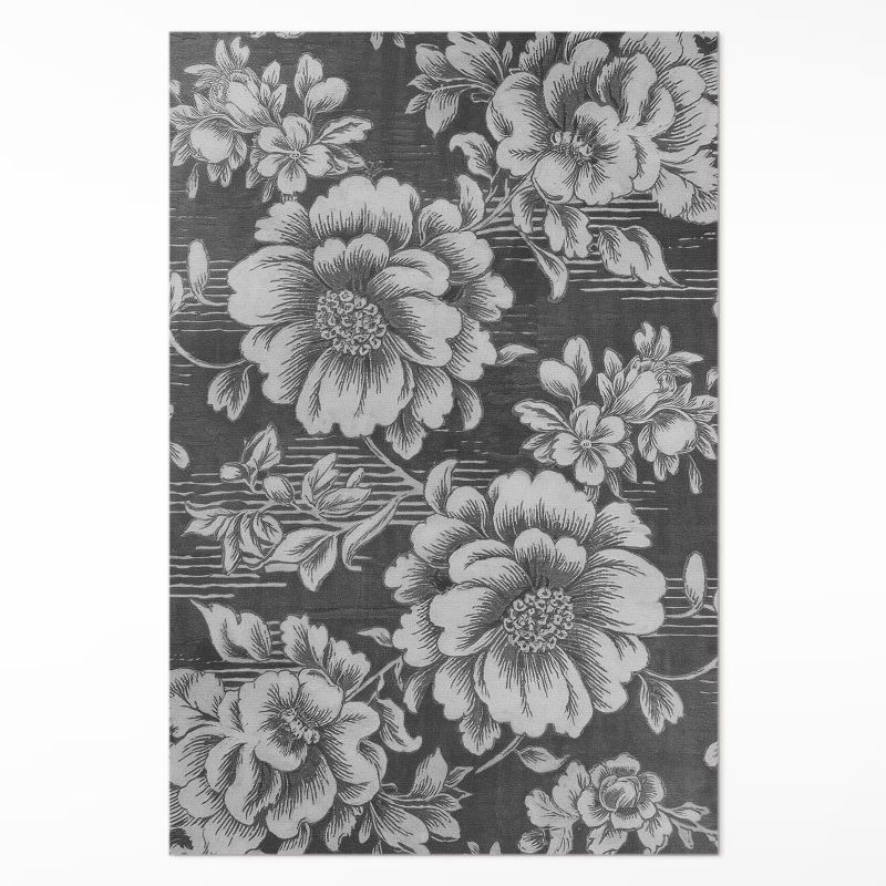 Ozdobny Dywan Winylowy Wallfluent 80x120 cm Subtelne kwiatowe akcenty 1 szt.