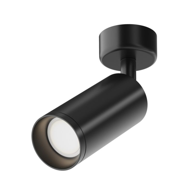Lampa sufitowa Maytoni Focus czarna wym: 19,5 x 6 x 13 cm 1xGU10 x 50W 1 szt.