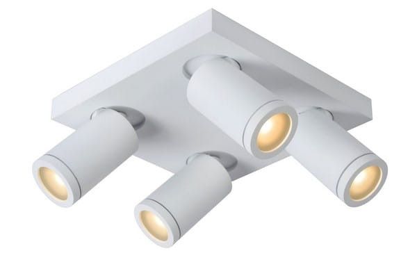Lampa sufitowa Lucide Taylor biała 4 x GU10 x 5W wym: 24 x 24 cm - 1 szt.