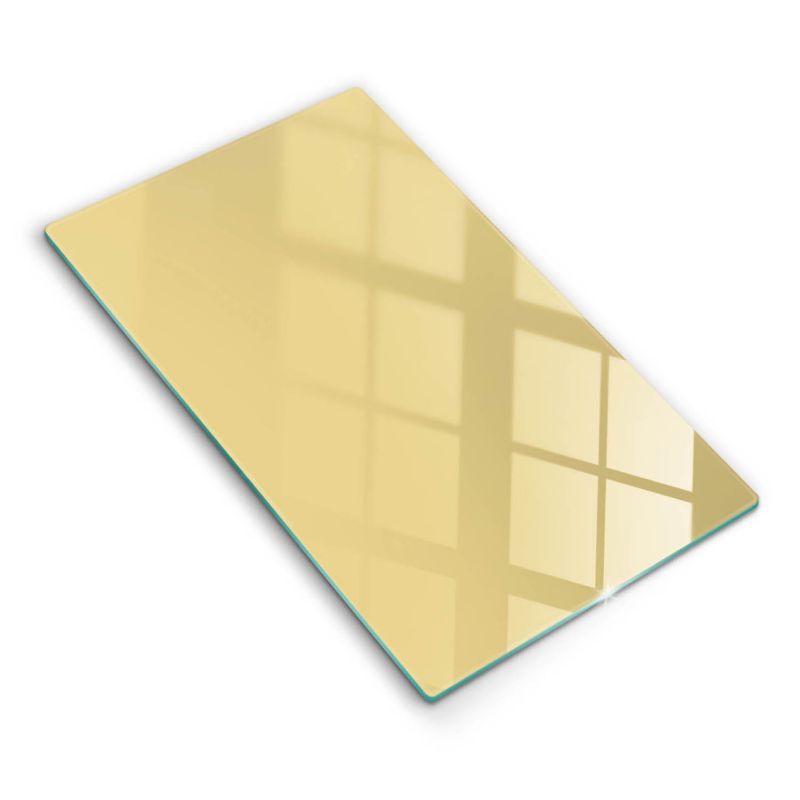 Szklana deska do krojenia Wallfluent 30x52 cm Kolor żółty 1 szt.