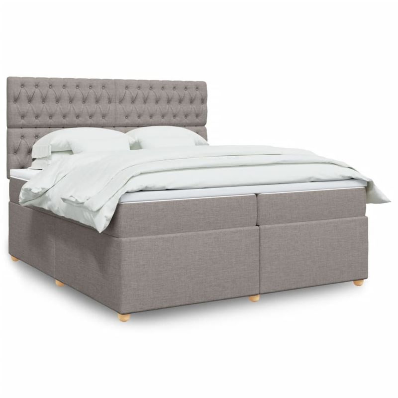 Łóżko kontynentalne WaszeMeble 200x200 cm Brązowe WM-3291398 1 szt.