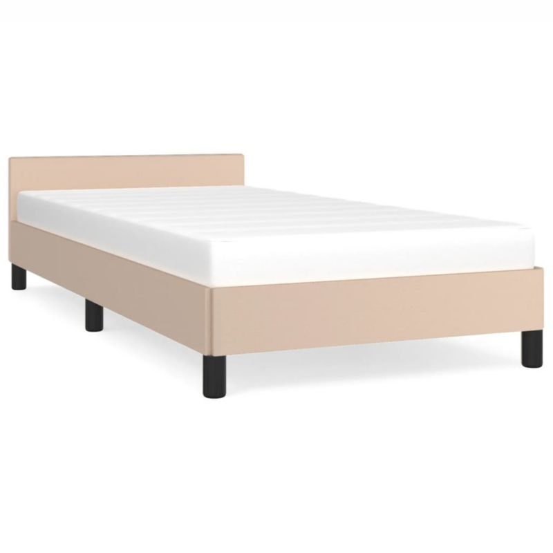 Łóżko tapicerowane WaszeMeble 100x200 cm brązowe WM-347488 1 szt.