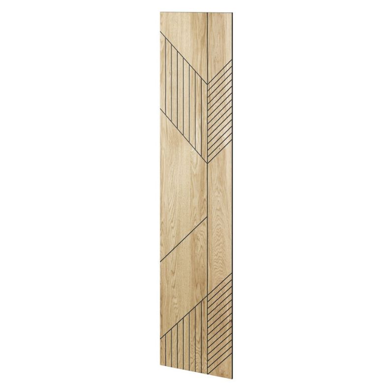 Panel frezowany fornir naturalny dębowy LAMELE3D Stockholm 1 szt
