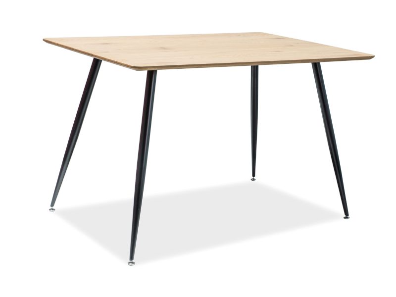 Stół Signal REMUS 120x80 dąb/czarny 1 szt