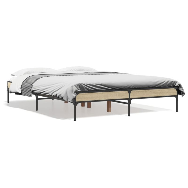 Łóżko metalowe WaszeMeble 120x200 cm brązowe WM-845022 1 szt.