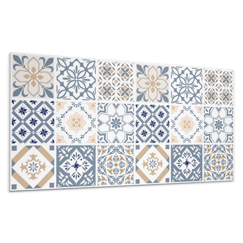 Panel samoprzylepny Wallfluent 120x60 cm Kratkowe wzory mozaikowe w nowoczesnym wydaniu 1 szt.