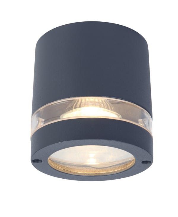Lampa sufitowa zewnętrzna Lutec Focus antracytowa 1 x GU10 x 35W IP44 wym: 10,2 x 10 x 10 cm - 1 szt.