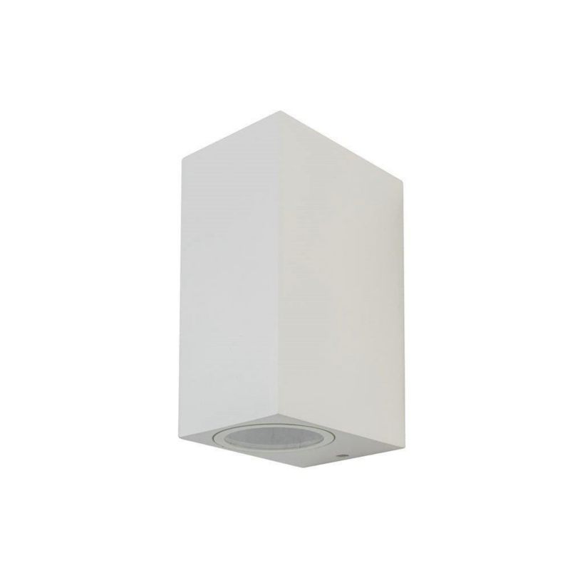 Kinkiet ścienny V-TAC 7652 biały góra-dół 1 x GU10 x IP44 wym: 6,8 x 9,2 x 15 cm - 1 szt.