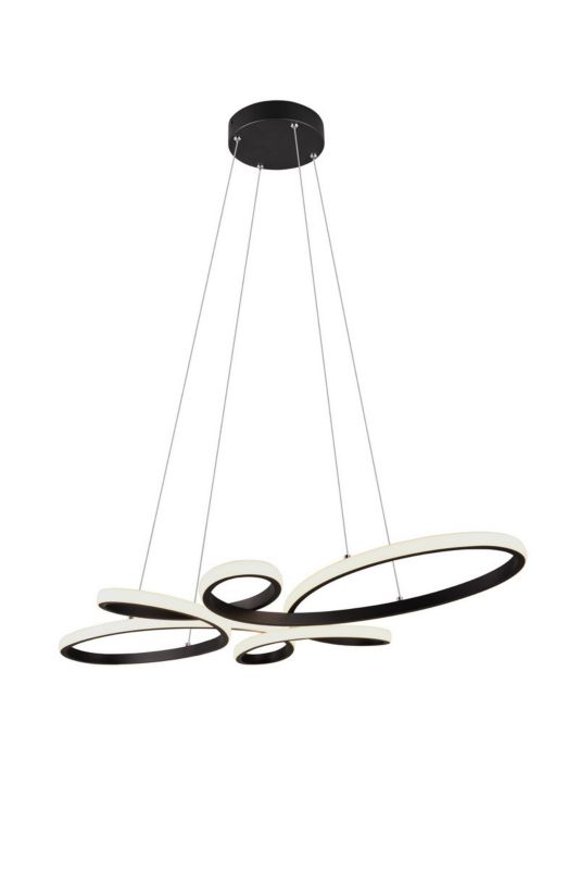 Lampa wisząca Trio Fly 0926 czarna nowoczesna wbudowany LED 32W 1 szt.